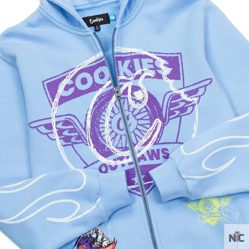 Cookies Outlaws Full Zip Pullover Hoodie Clanton Jacket