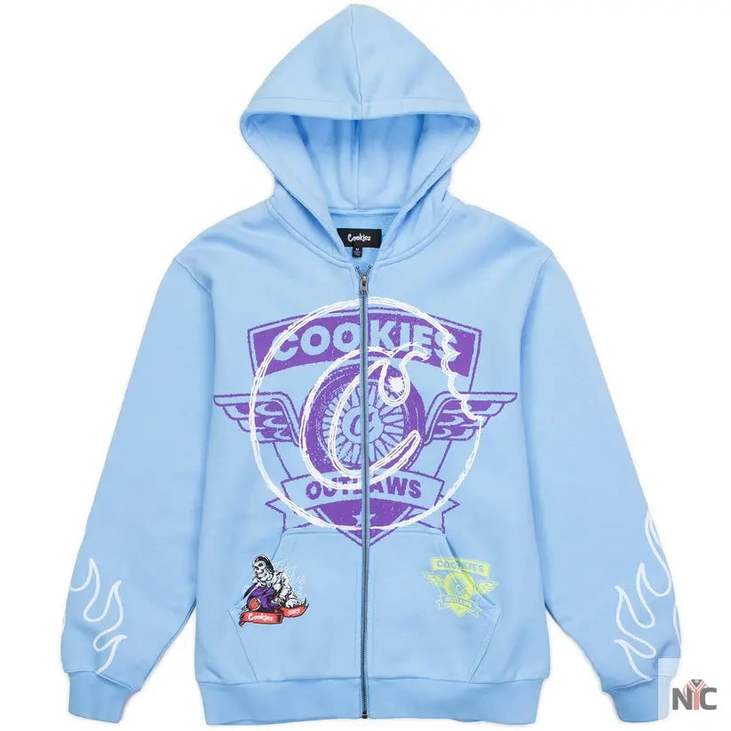 Cookies Outlaws Full Zip Pullover Hoodie Clanton Jacket