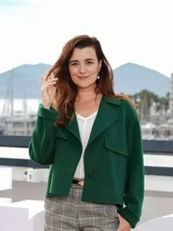 Cote de Pablo NCIS Tony & Ziva Green Jacket Clanton Jacket