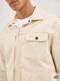 Cowboy 2025 Unisex Cream Denim Jacket Clanton Jacket
