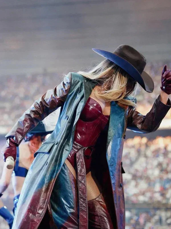 Cowboy Carter Tour 2025 Beyonce Leather Coat Clanton Jacket