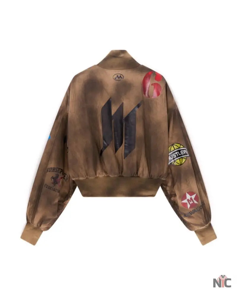 Crash Bomber Tan Clanton Jacket