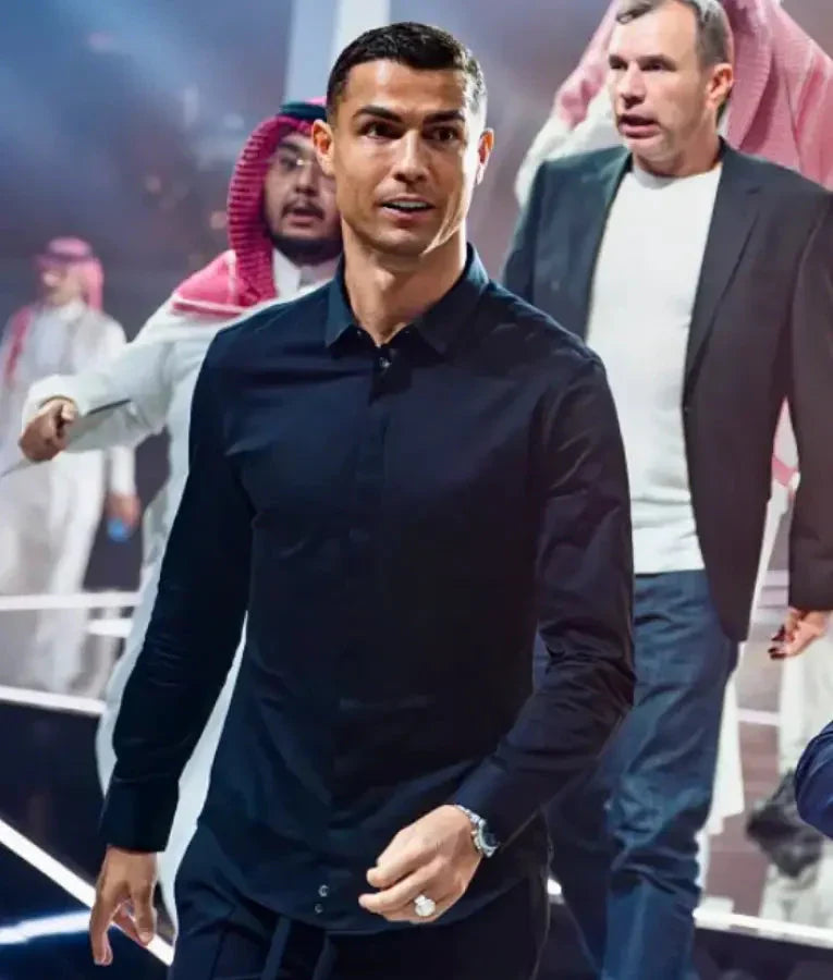 Cristiano Ronaldo Esports World Cup 2025 Black Shirt Shopotiny