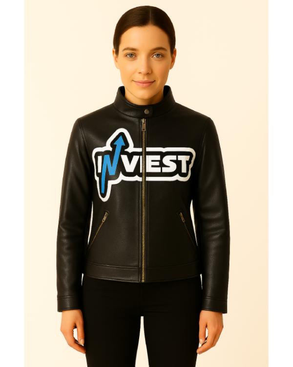 Crypto Currency Bitcoin Leather Jacket