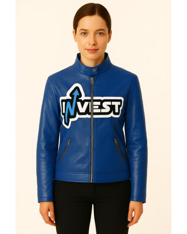Crypto Currency Bitcoin Leather Jacket