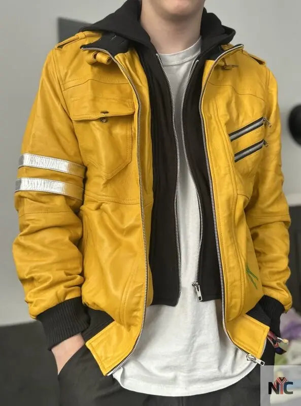 Cyberpunk 2077 Edgerunners David Martinez Yellow Jacket Clanton Jacket