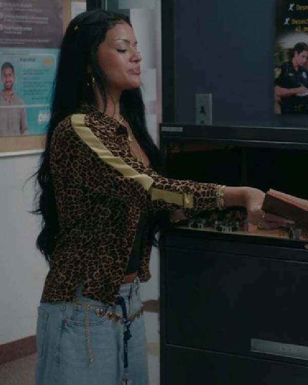 DMV Gigi Zumbado Leopard Top