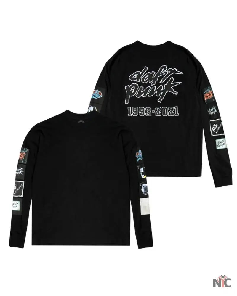 Daft Punk Long Sleeve Tee Clanton Jacket