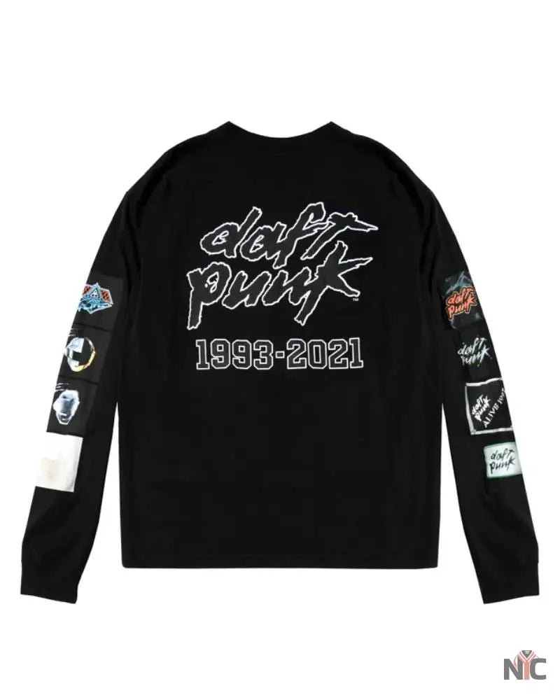 Daft Punk Long Sleeve Tee Clanton Jacket
