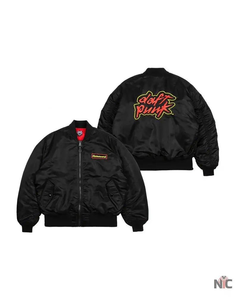 Daft Punk x Alpha Industries MA-1 Bomber Jacket Clanton Jacket