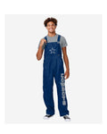 Dallas Cowboys Men’s Solid Wordmark Bib Overalls