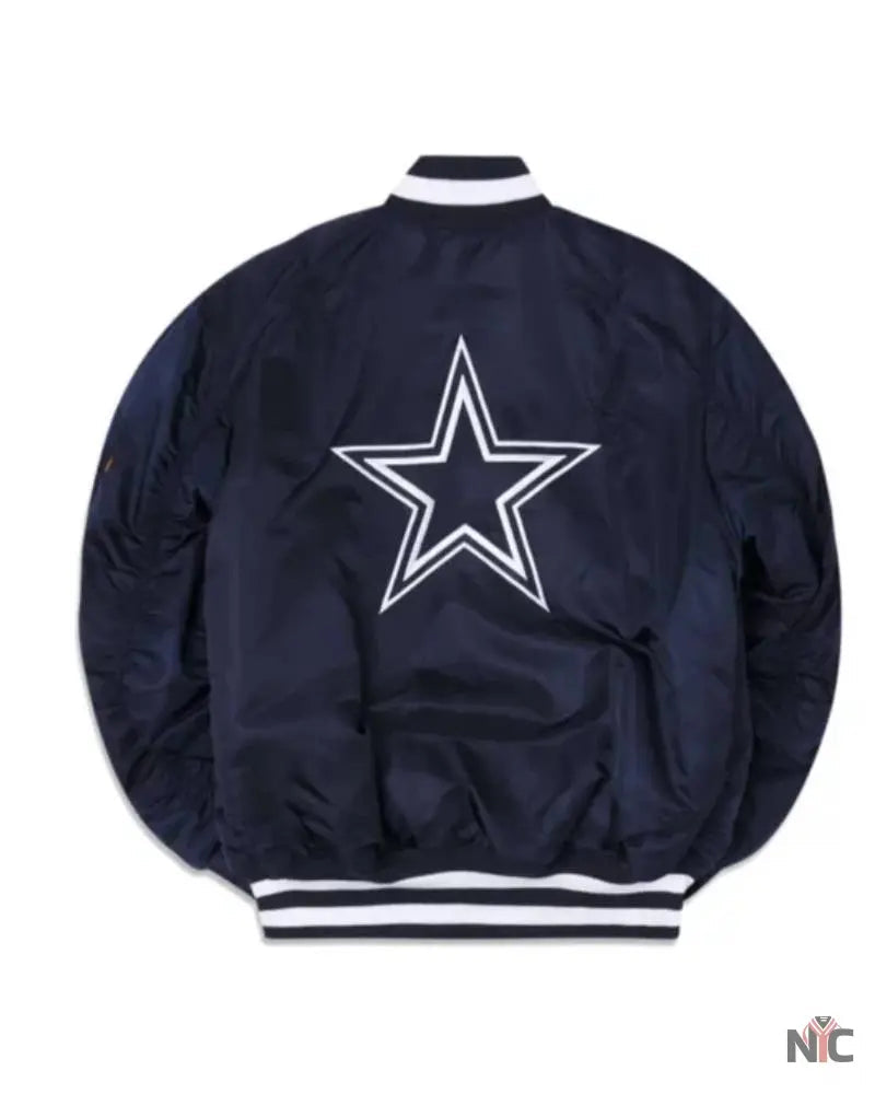 Dallas Cowboys X Alpha X New Era MA-1 Bomber Jacket Clanton Jacket