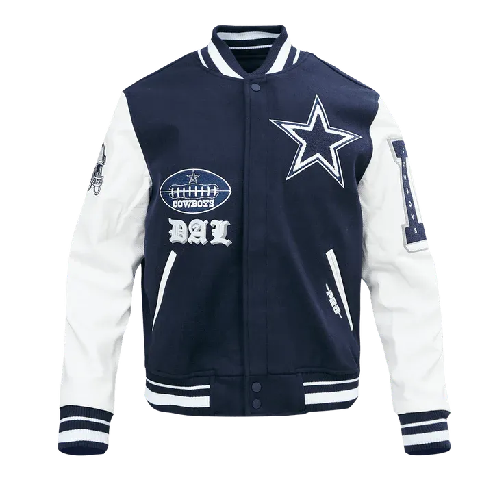 Dallas Cowboys Old English Varsity Jacket