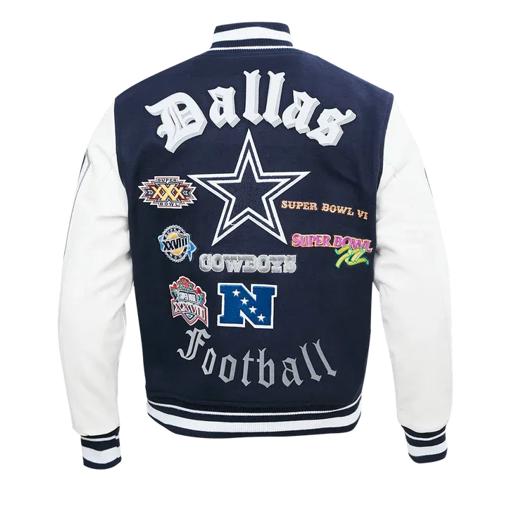 Dallas Cowboys Old English Varsity Jacket