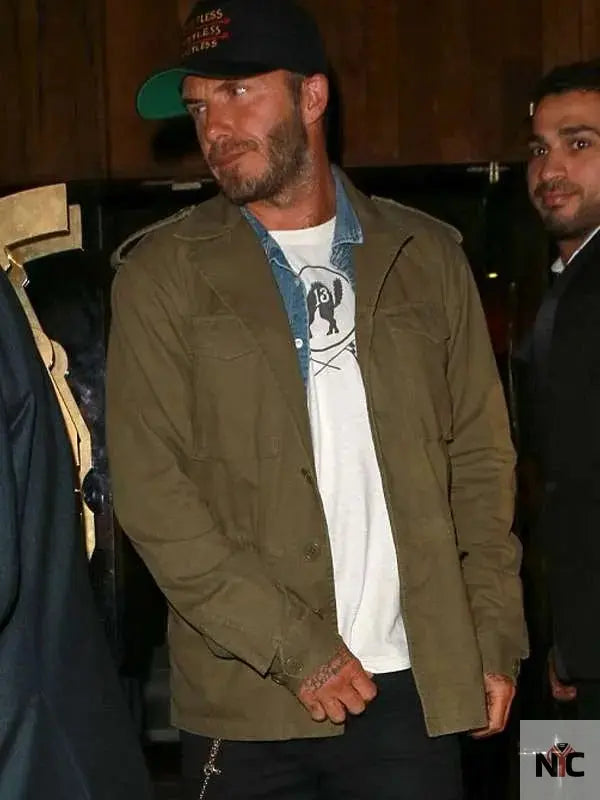 David Beckham Field Green Jacket Clanton Jacket
