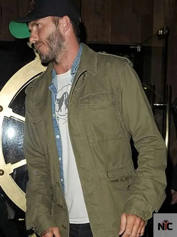 David Beckham Field Green Jacket Clanton Jacket