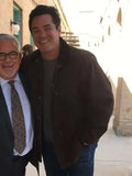 Dean Cain Letters at Christmas Brown Jacket