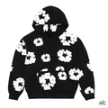 Denim Tears The Cottonwreath Black Sweatshirt - Clanton Jacket