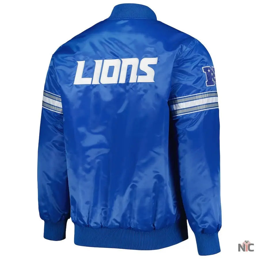 Detroit Lions Starter The Pick and Roll Full-Snap Jacket Clanton Jacket