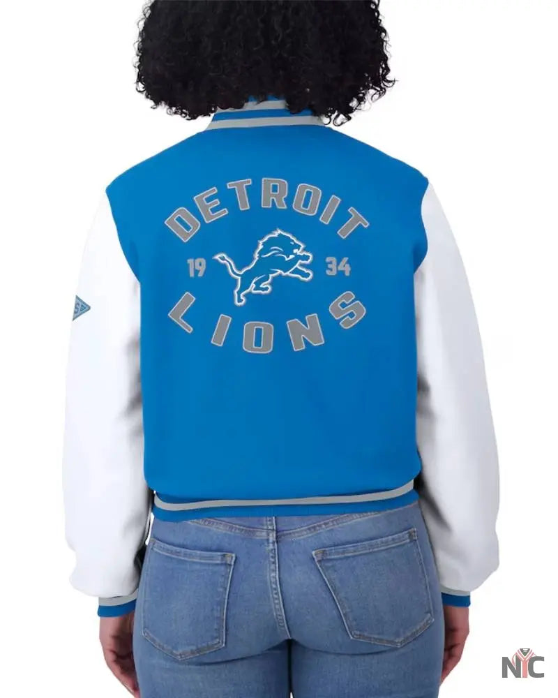 Detroit Lions Women’s Varsity Full-Zip Jacket Clanton Jacket