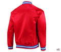 Detroit Pistons Red Lightweight Satin Jacket Clanton Jacket