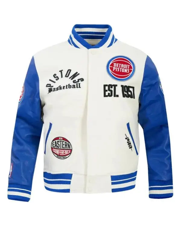 Detroit Pistons Pro Standard Modern Varsity Jacket