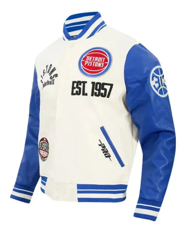 Detroit Pistons Pro Standard Modern Varsity Jacket