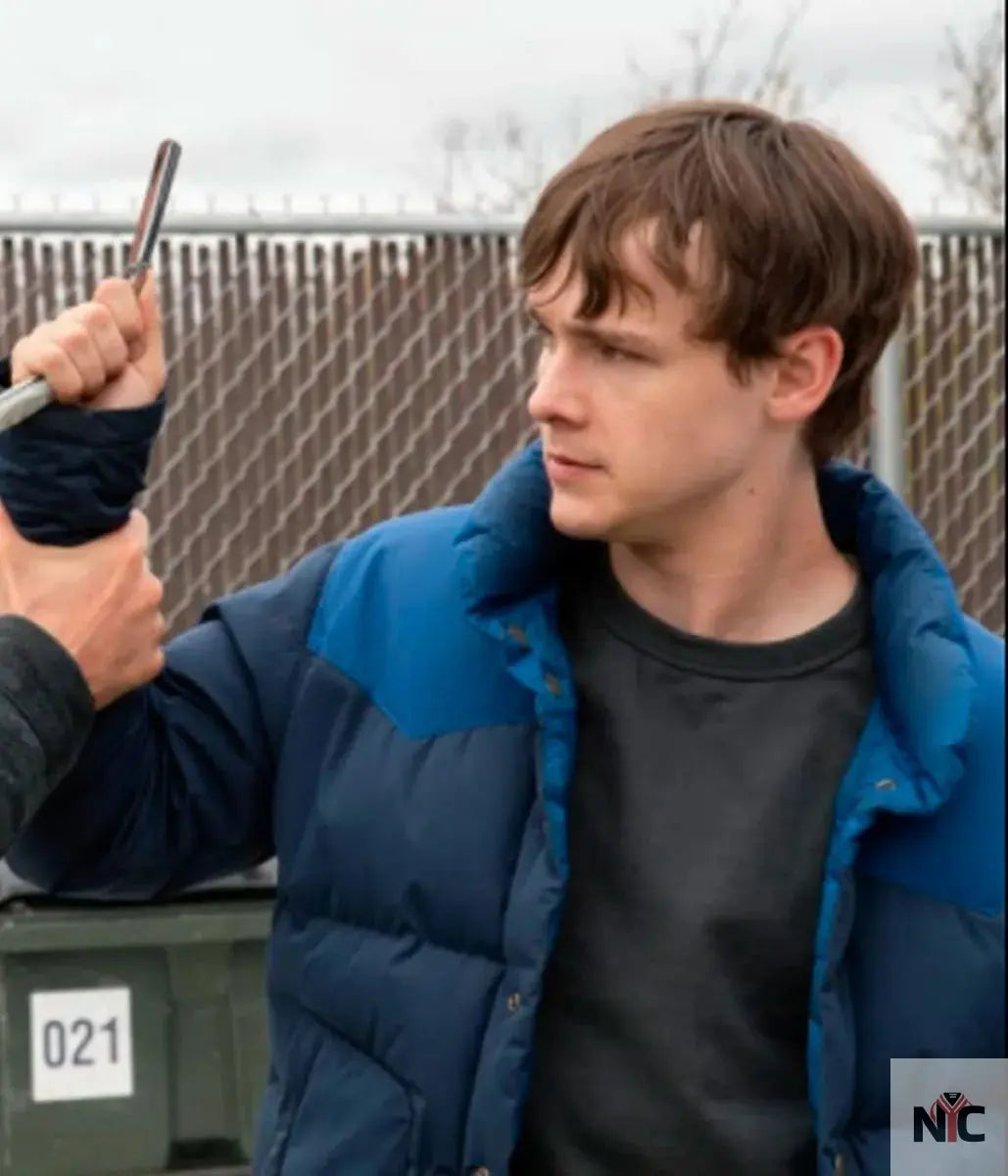 Dexter New Blood Jack Alcott Puffer Blue Jacket Clanton Jacket