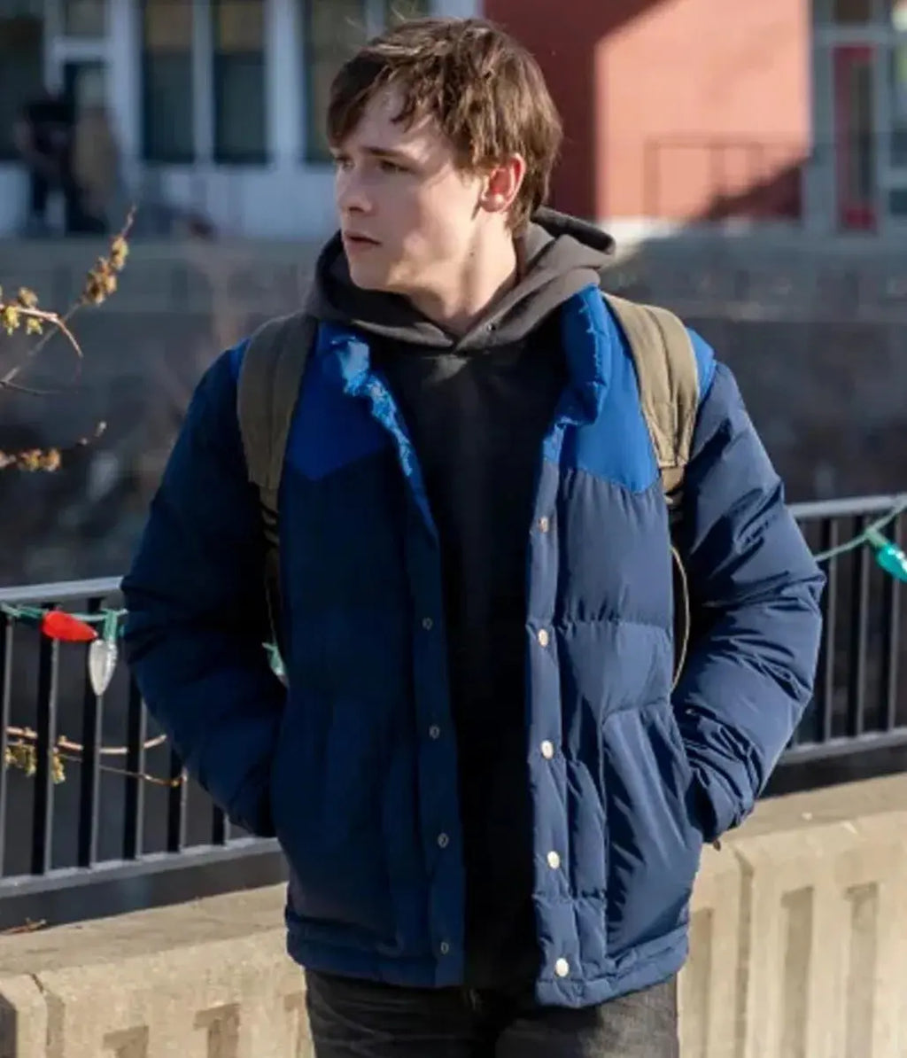 Dexter New Blood Jack Alcott Puffer Blue Jacket Clanton Jacket
