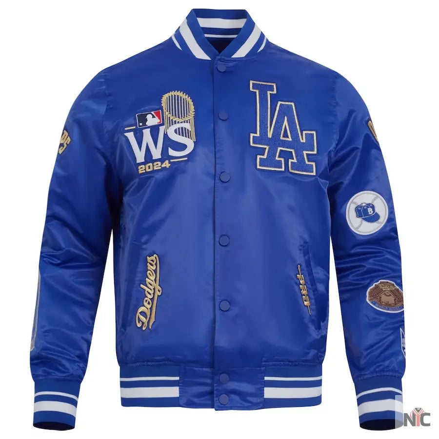 Dodgers 2024 World Series Champions Full-Snap Jacket Clanton Jacket