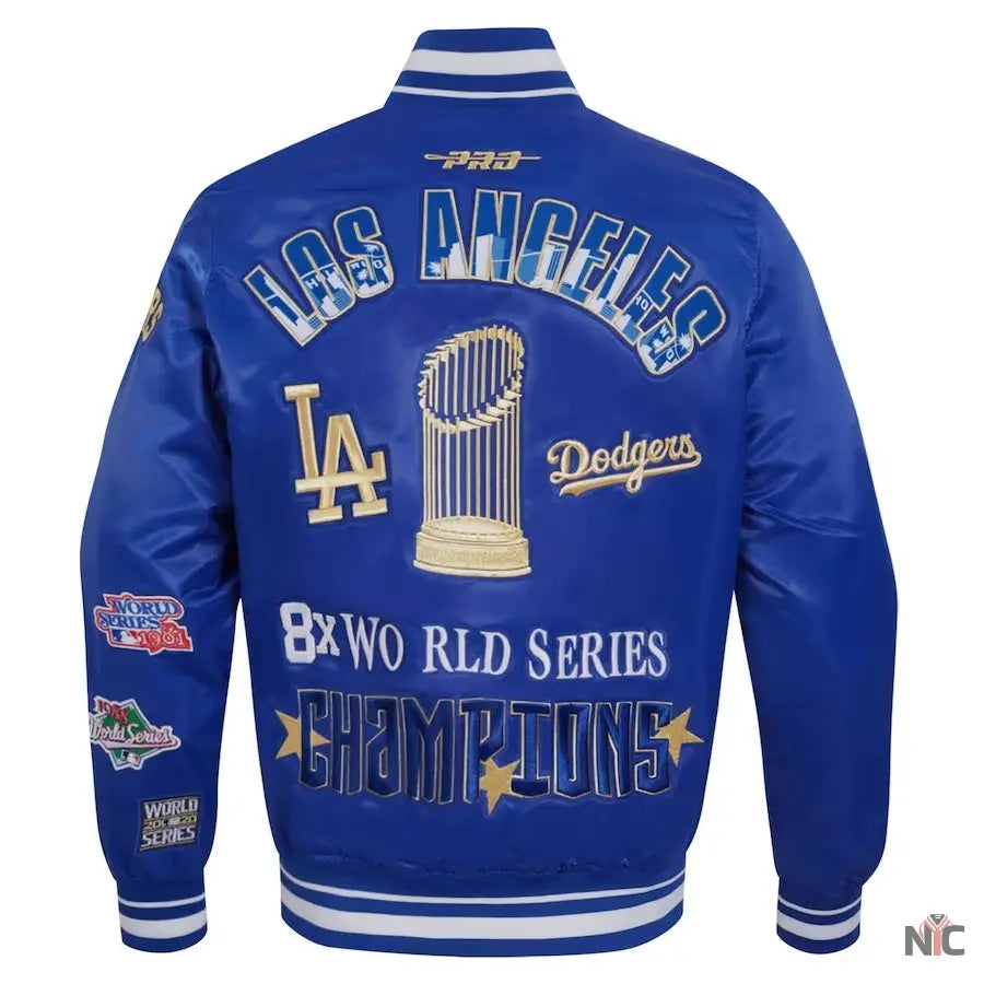 Dodgers 2024 World Series Champions Full-Snap Jacket Clanton Jacket