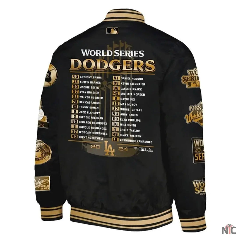 Dodgers 2024 World Series Champions Limited Edition Jacket Clanton Jacket