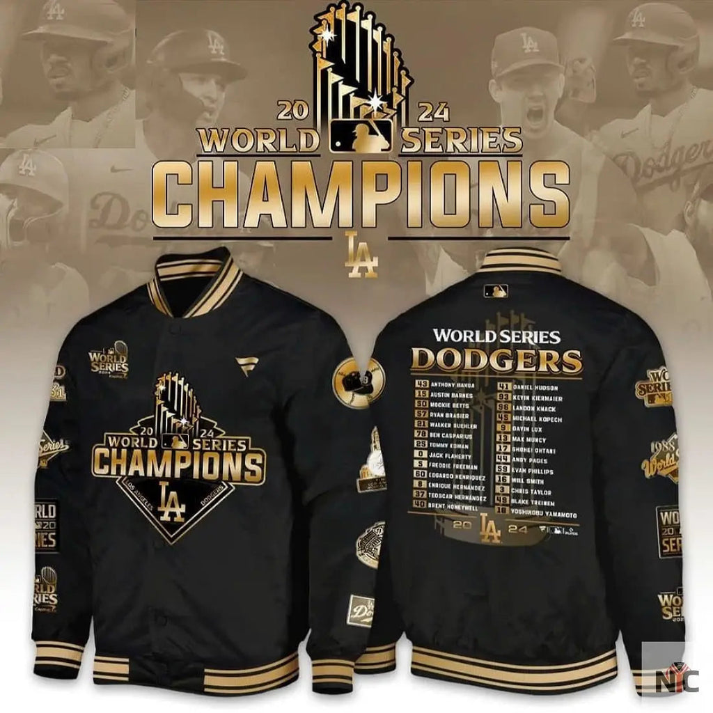 Dodgers 2024 World Series Champions Limited Edition Jacket Clanton Jacket
