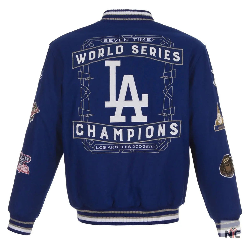 Dodgers Authentic Jh Design Championship Varsity Jacket Clanton Jacket
