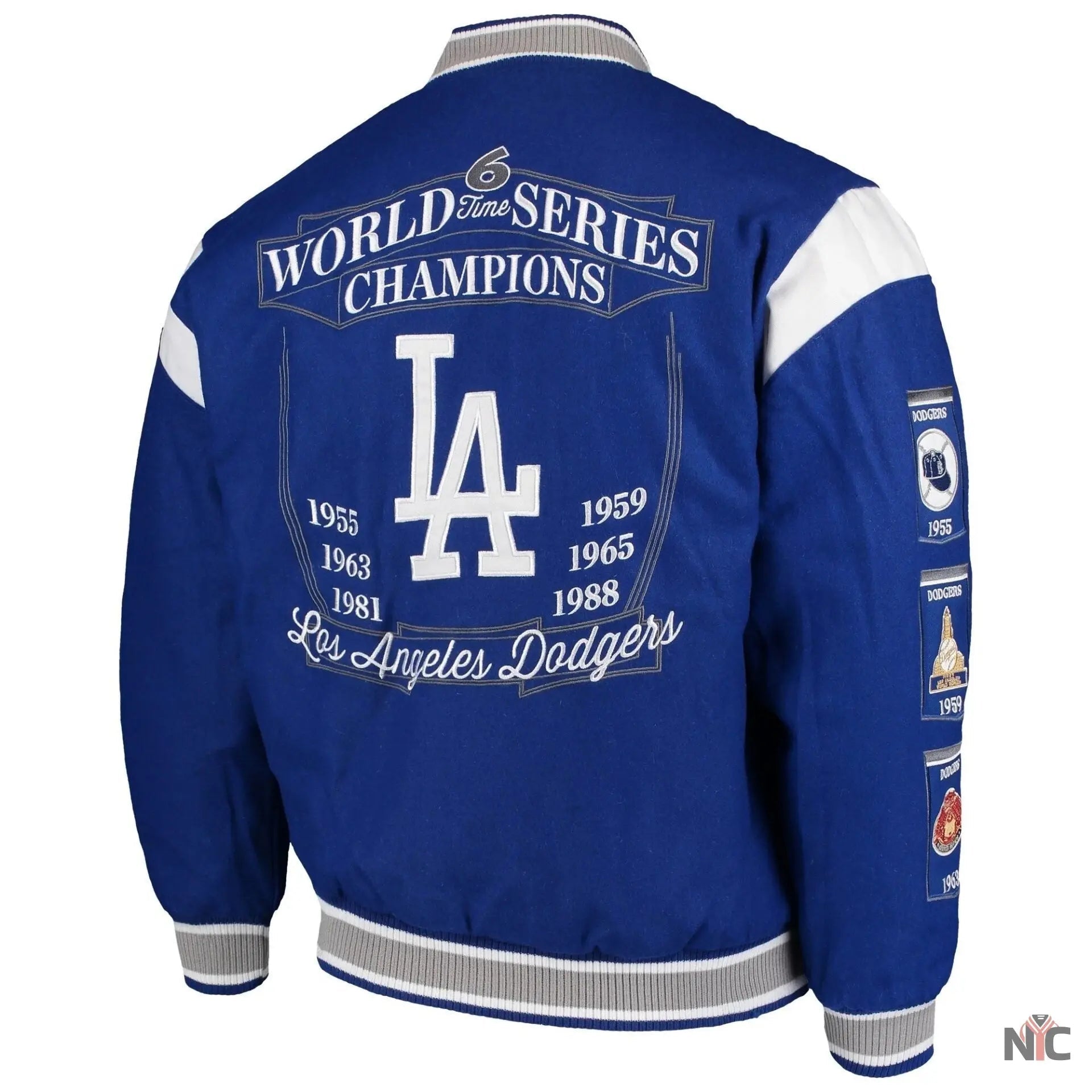 Dodgers Commemorative Championship Varsity Jacket Clanton Jacket