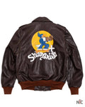 “Don Gentile” A-2 Hand Painted Testa di Moro Flight Jacket Clanton Jacket