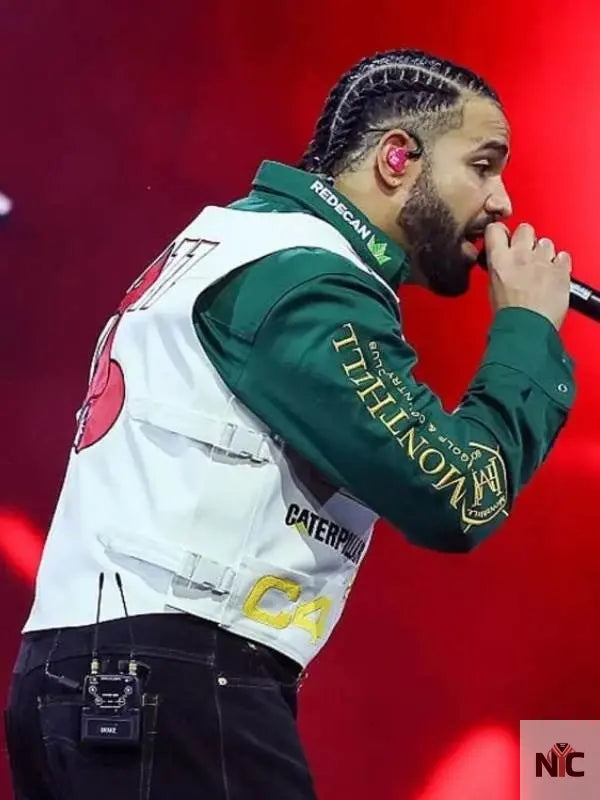 Drake Wireless Festival 2025 Green Shirt Clanton Jacket