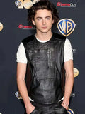 Dune 2 Timothée Chalamet Leather Vest Clanton Jacket