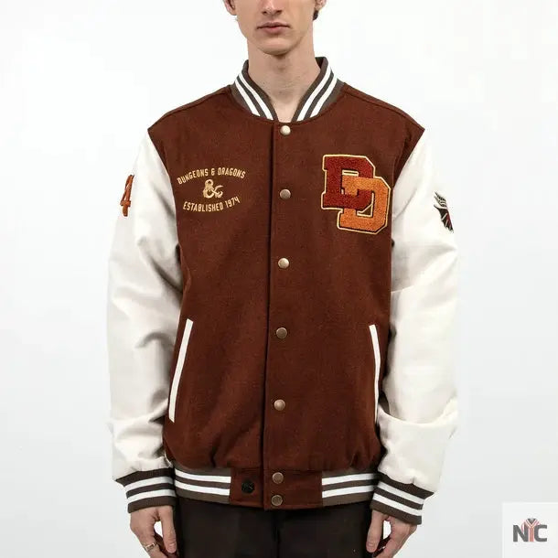 Dungeons & Dragons Red Dragon Varsity Jacket Clanton Jacket