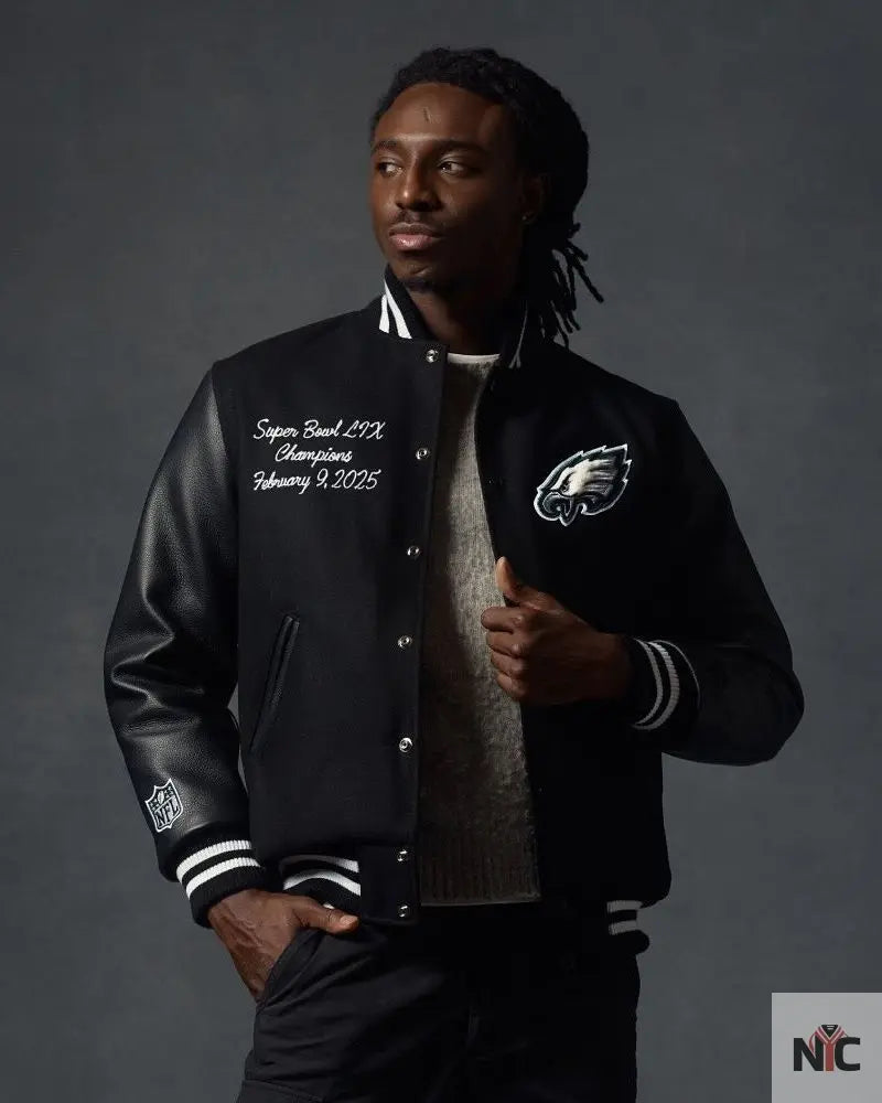 Eagles Fanatics Limited-edition Super Bowl LIX Championship Jacket Clanton Jacket