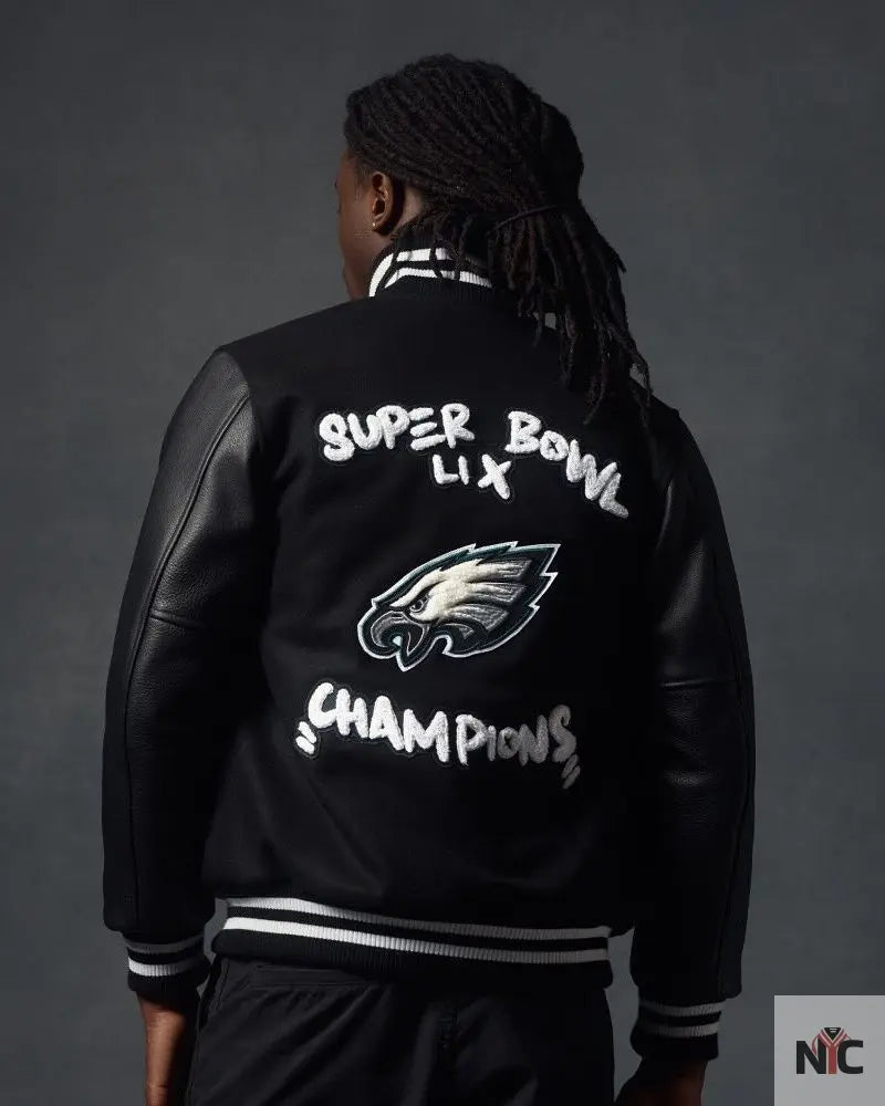 Eagles Fanatics Limited-edition Super Bowl LIX Championship Jacket Clanton Jacket