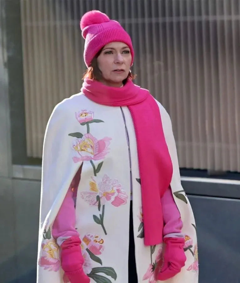 Elsbeth S02 Carrie Preston Floral Embroidered Cape