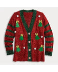 Elsbeth S03 Carrie Preston Christmas Holiday Cardigan