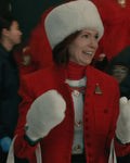 Elsbeth S03 Carrie Preston Red Tweed Coat
