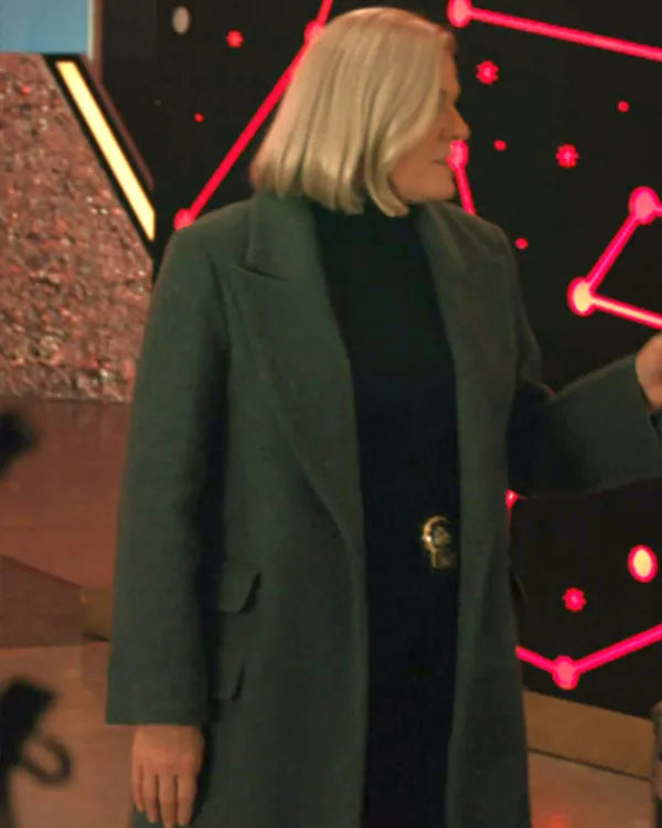 Elsbeth S03 Molly Price Green Single-Breasted Coat