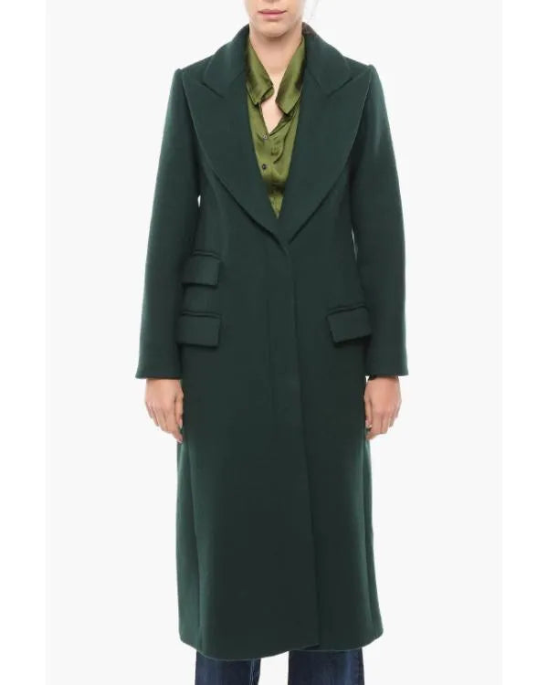 Elsbeth S03 Molly Price Green Single-Breasted Coat