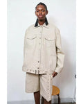 Emily In Paris S05 Meledeen Yacoubi Beige Tweed Jacket