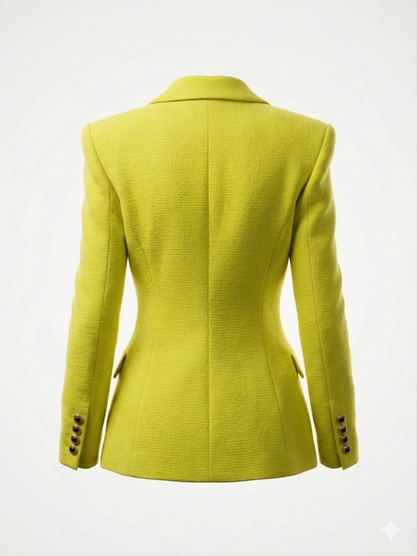 Emily In Paris Season 6 Lily Collins Yellow Blazer WorthVee