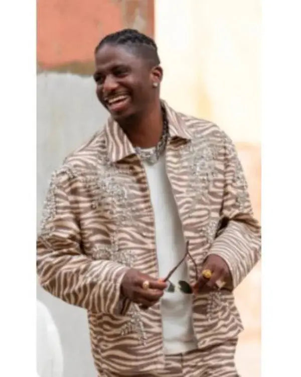 Emily in Paris S05 Samuel Arnold Zebra Print Jacket