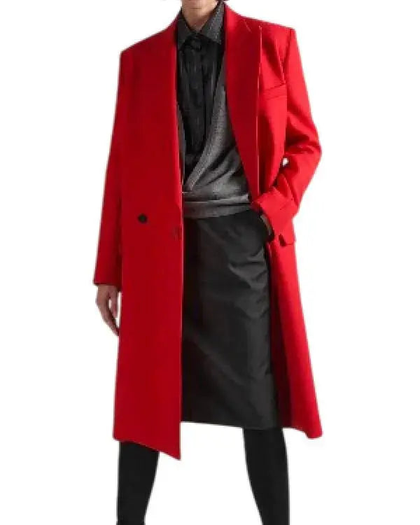 Emily in Paris Season 5 Lily Collins Red Coat